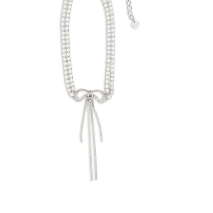 Self-Portrait Silver Brass Necklace