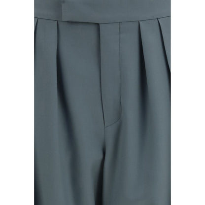 Chloé Bicolor Wool Oves Aries Dress Pants