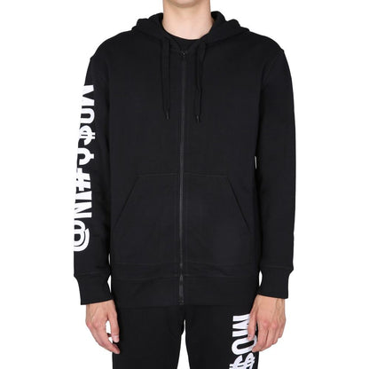 Moschino Couture Black Cotton Sweatshirt