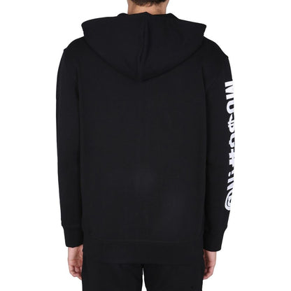 Moschino Couture Black Cotton Sweatshirt