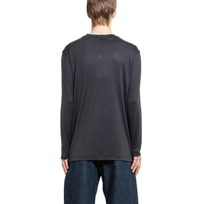 Lemaire Black Silk T-Shirt
