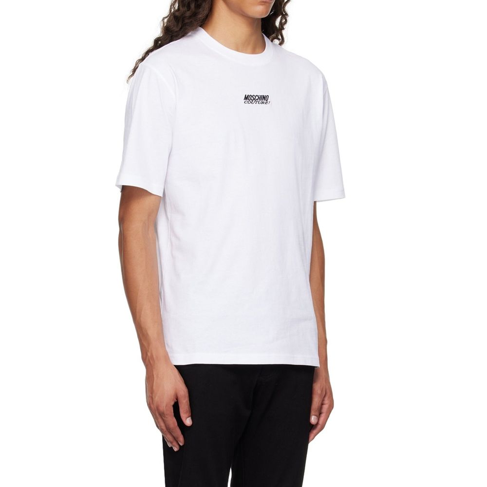 Moschino White Cotton T-Shirt