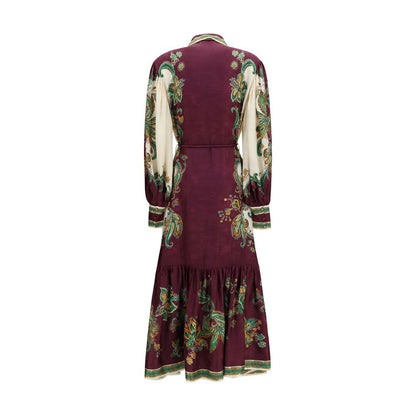 Alemais Multicolor Viscose Casual Dress
