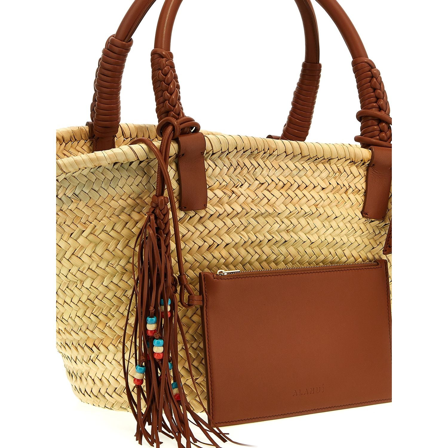 Alanui Brown Marabou Handbag