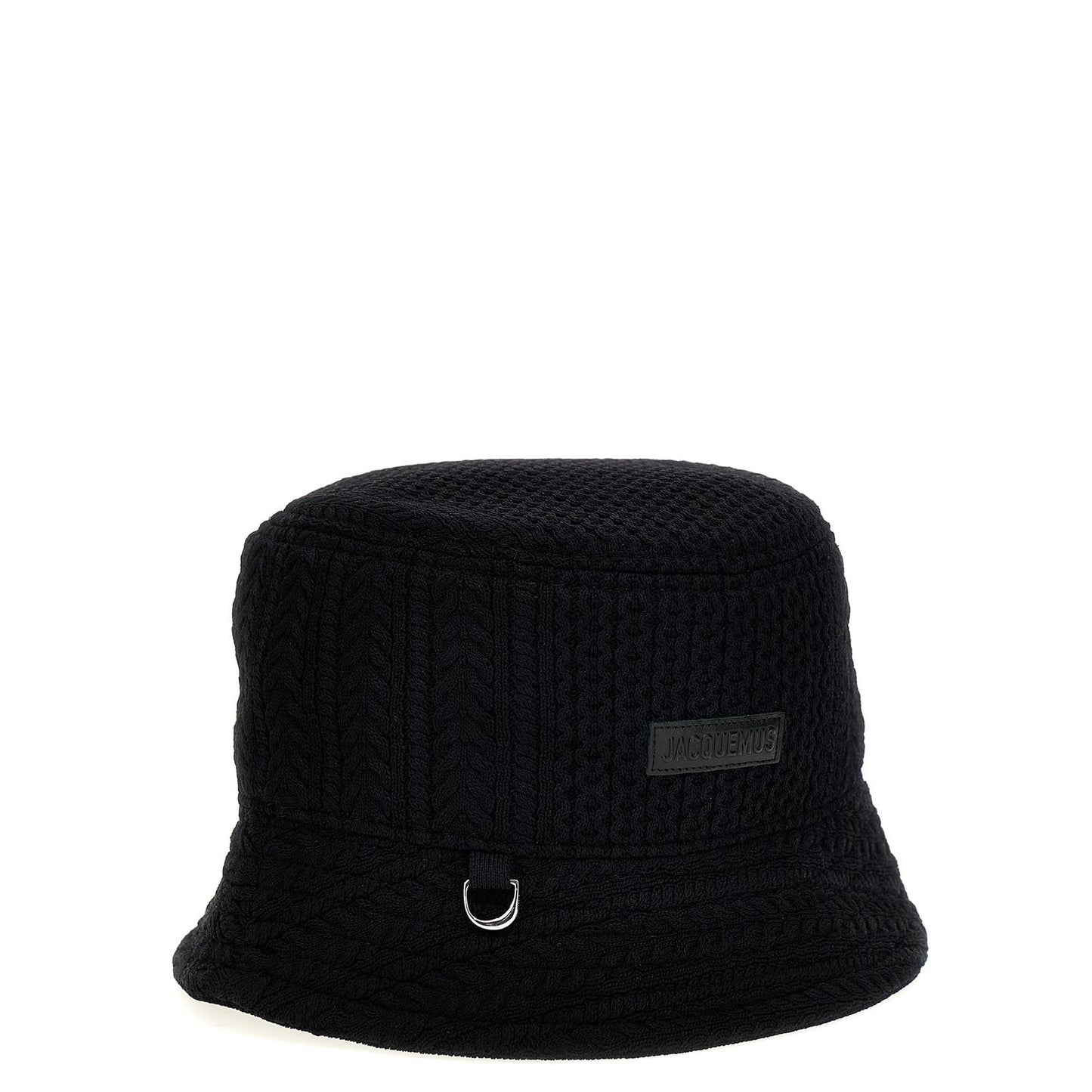Jacquemus Black Viscose Bucket Hat