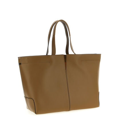 Tod's Bicolor Calfskin Tote Bag