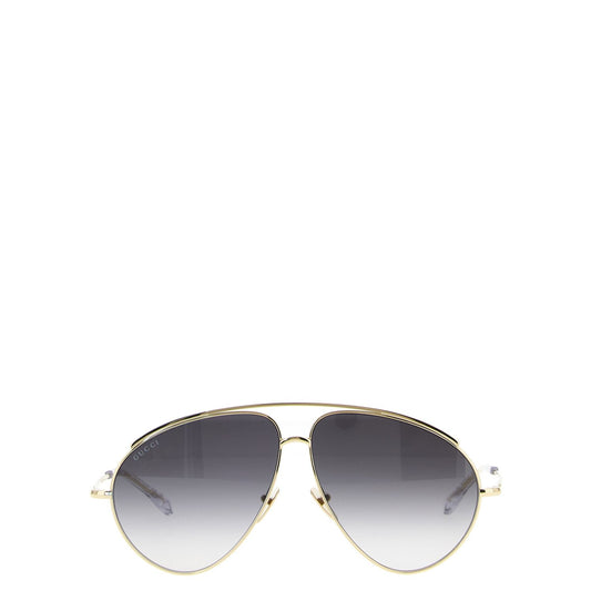 Gucci Gold Metal Sunglasses