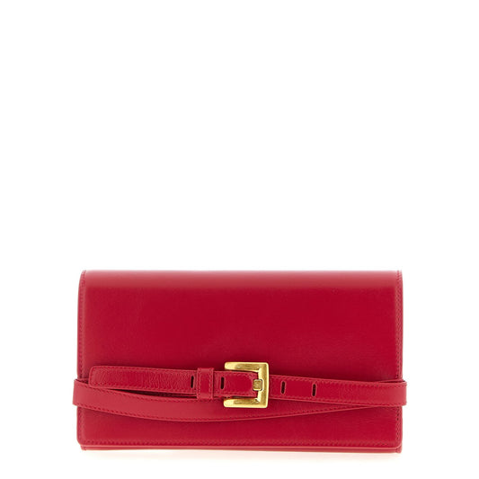 Balmain Fuchsia Calfskin Cardholder