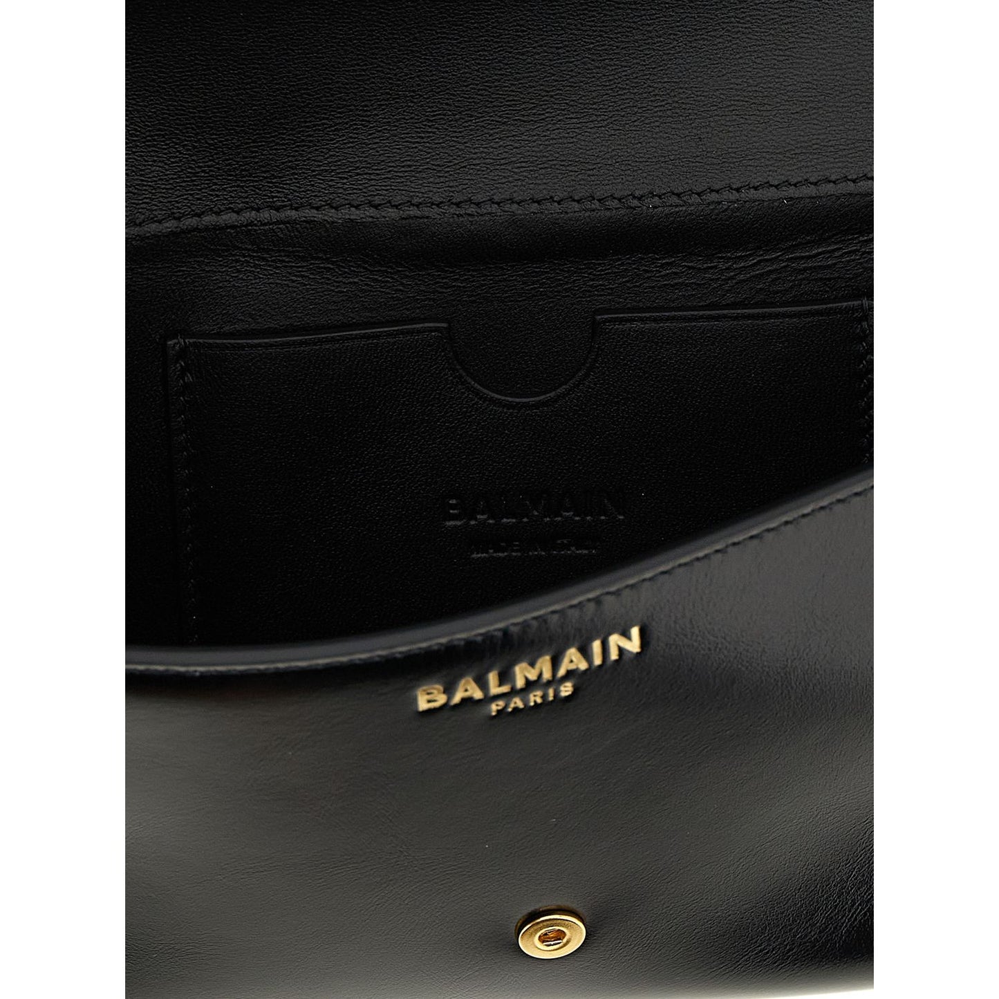 Balmain Black Calfskin Cardholder