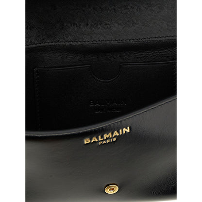 Balmain Black Calfskin Cardholder