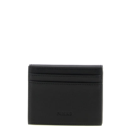 PINKO Black Cowhide Cardholder