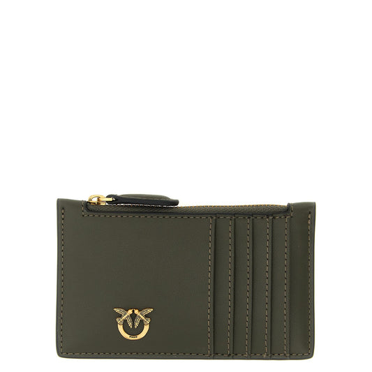 PINKO Bicolor Cowhide Cardholder