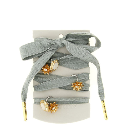 Golden Goose Gray Cotton Broch