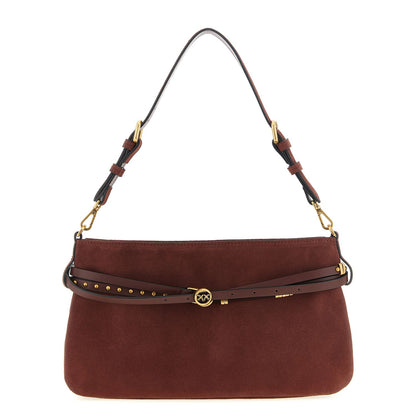 PINKO Bordeaux Cowhide Shoulder Bag