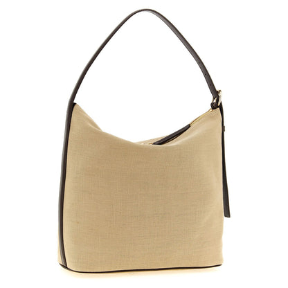 A.P.C. Beige Cotton Shoulder Bag