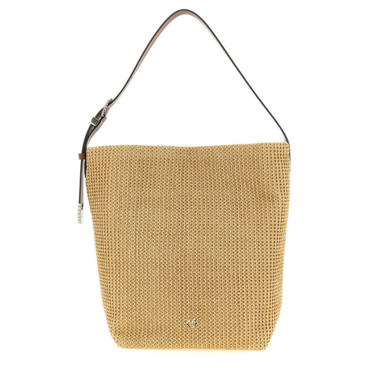 PINKO Beige Cowhide Shoulder Bag