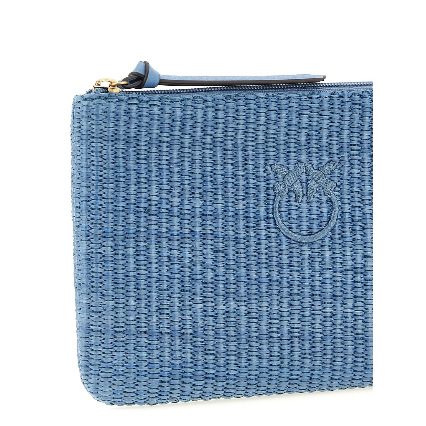 PINKO Blue Polypropylene Clutch Bag
