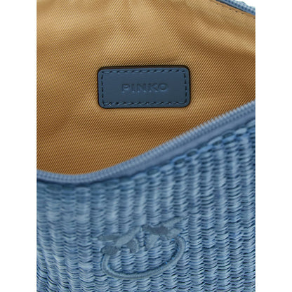 PINKO Blue Polypropylene Clutch Bag