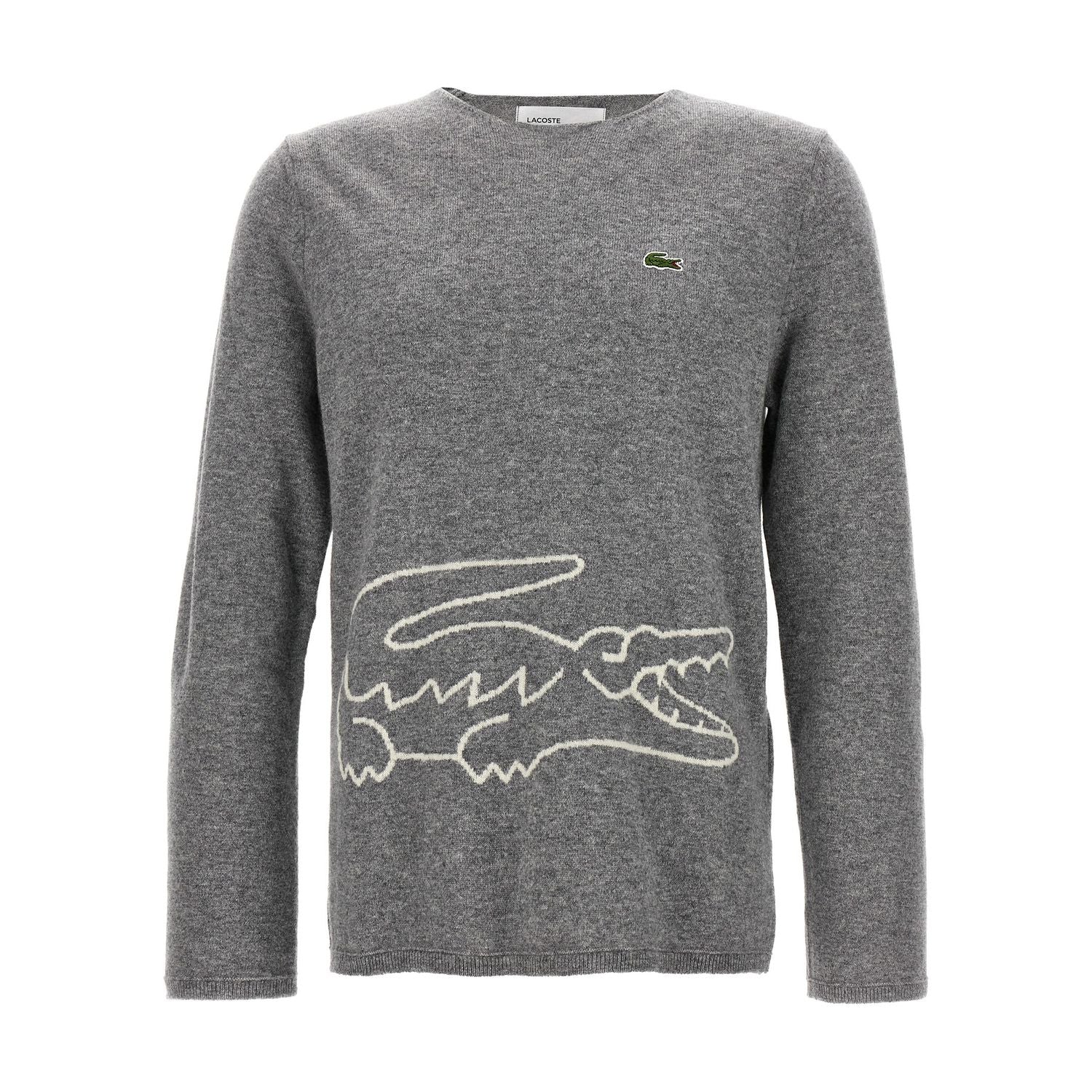 Comme Des Garçons Gray Wool Cardigan