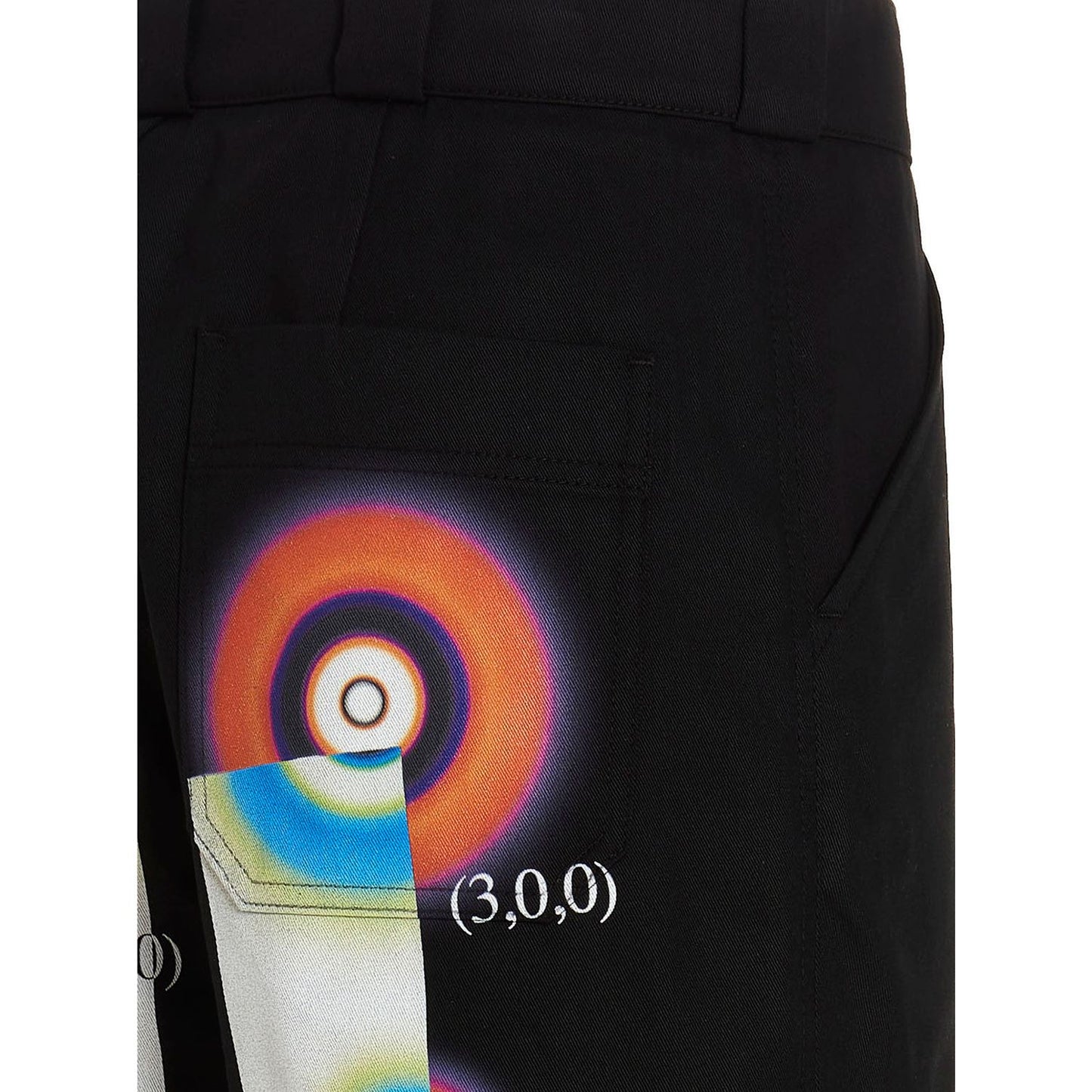 MSFTSrep Black Cotton Casual Pants