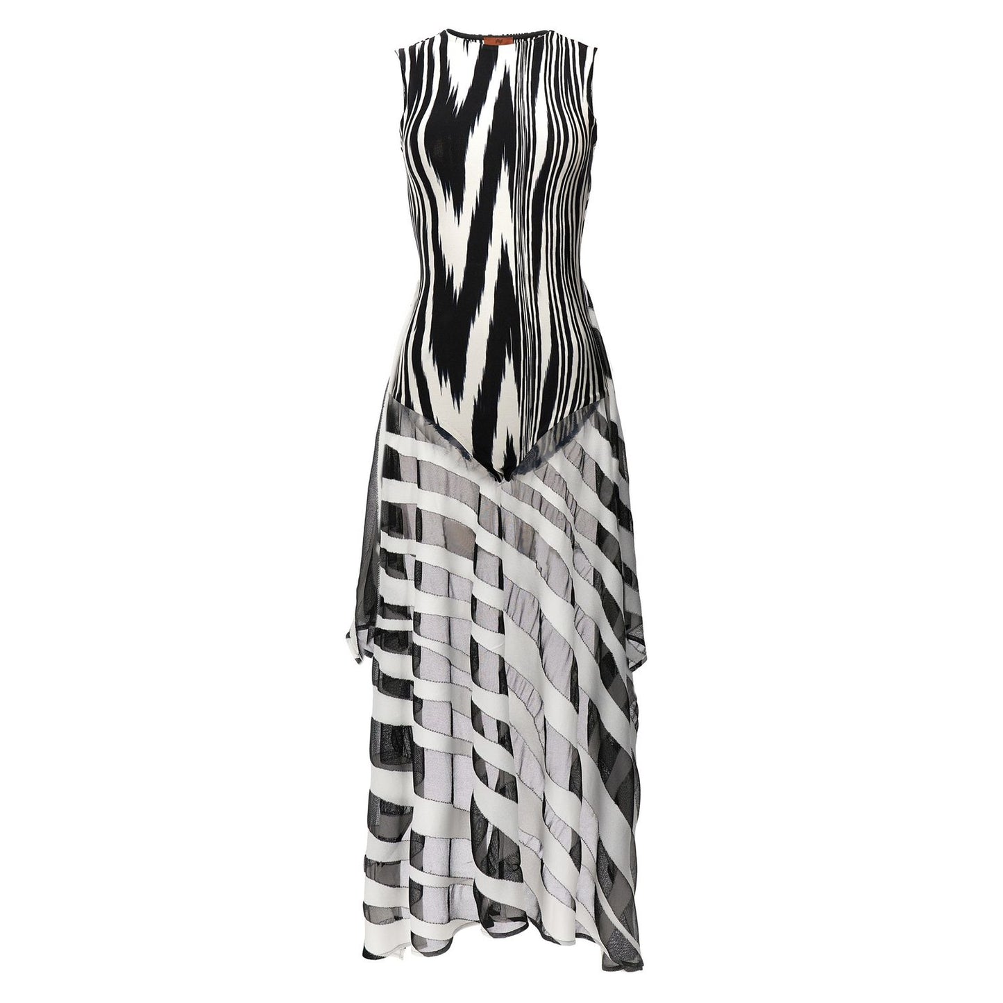 Missoni Bicolor Viscose Bodysuit