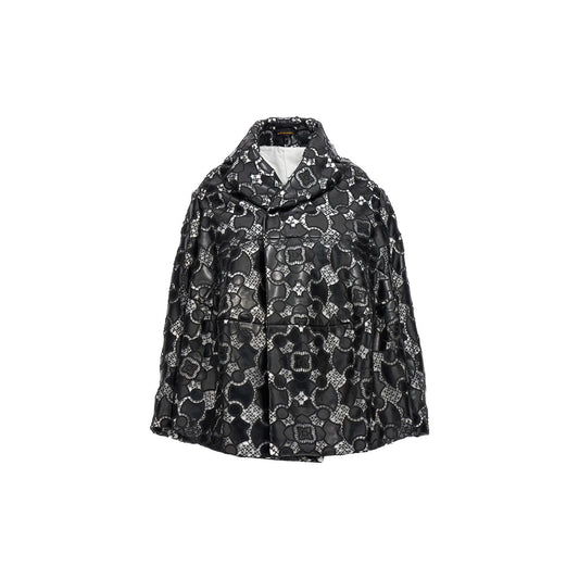 Comme Des Garçons Bicolor Polyethylene Leather Jacket
