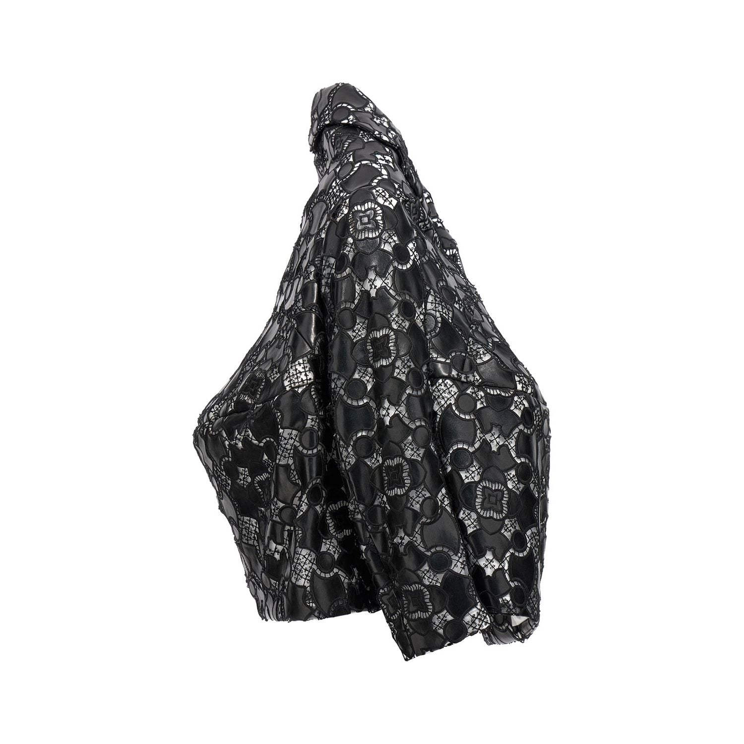 Comme Des Garçons Bicolor Polyethylene Leather Jacket