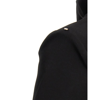 Sportmax Black Viscose Short Dress
