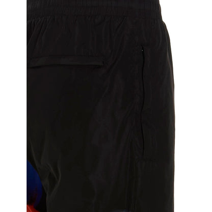 Moschino Black Polyamide Athletic Pants