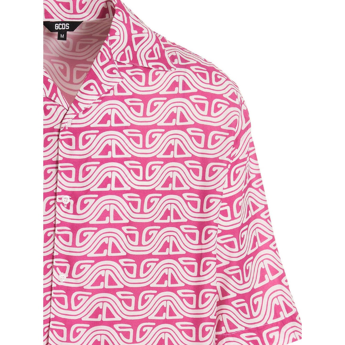 GCDS Fuchsia Viscose Blouse