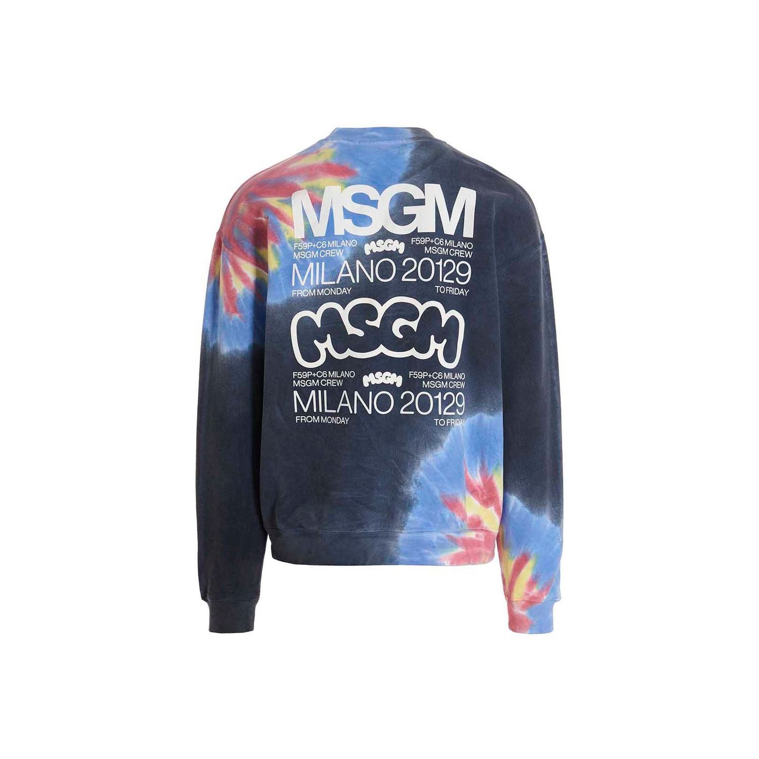 MSGM Multicolor Cotton Sweatshirt