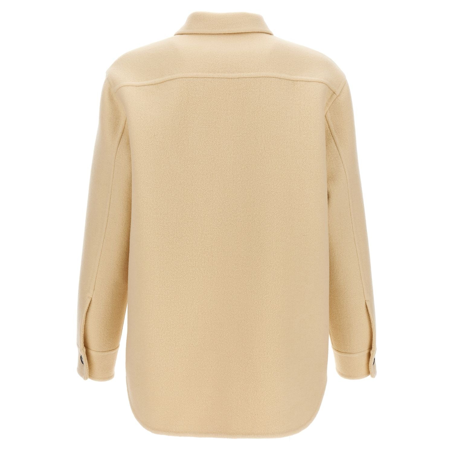 Jil Sander Beige Virgin Wool Coat