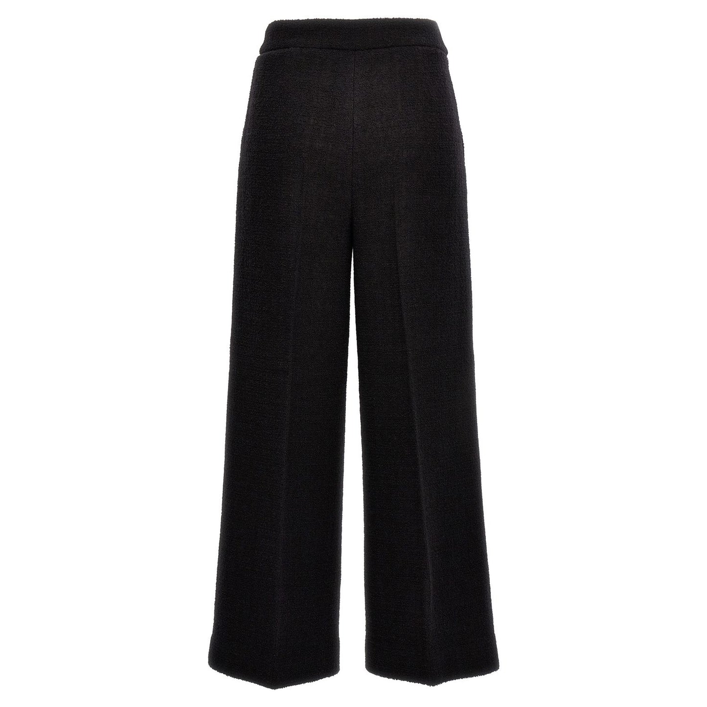 Moschino Black Wool Cropped Pants