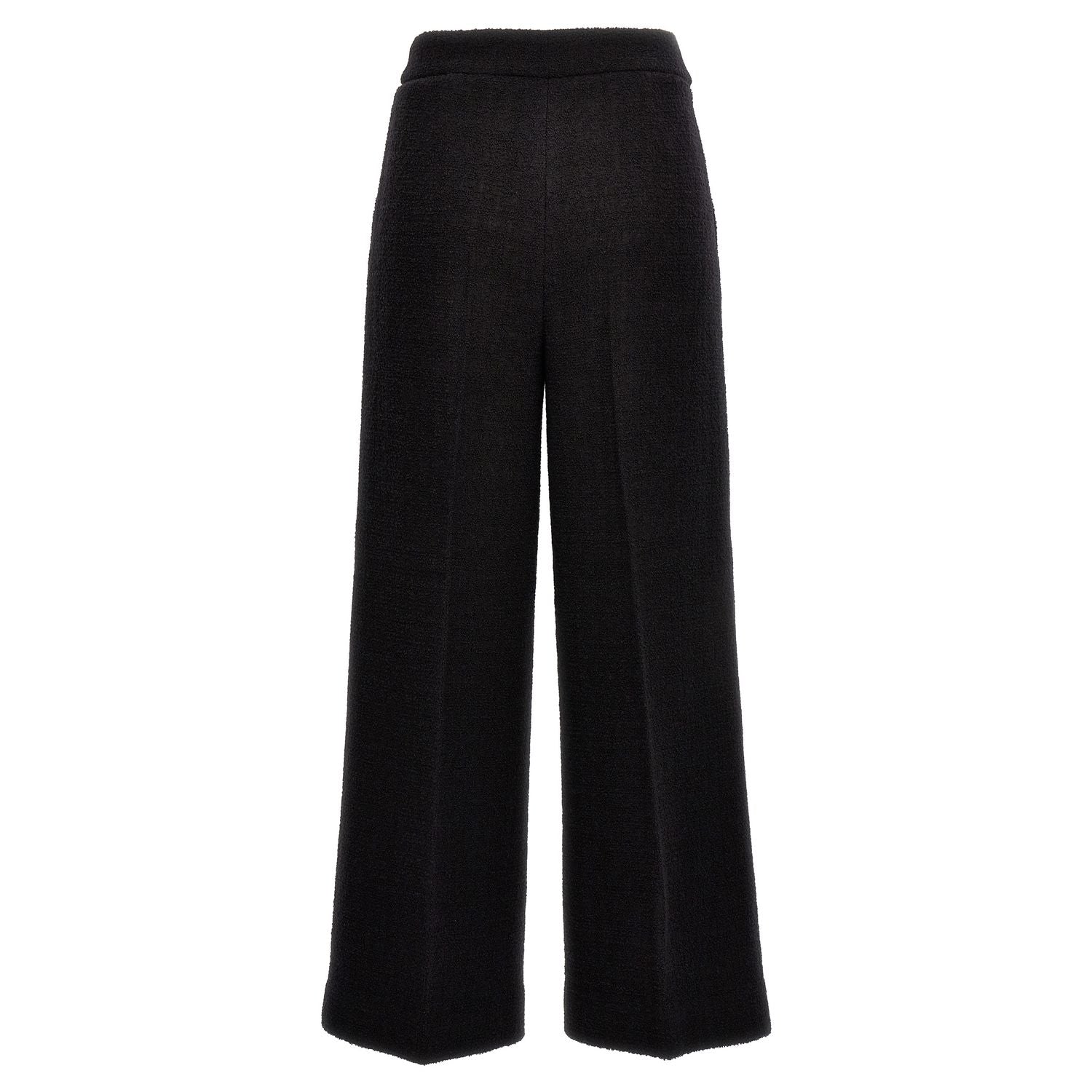 Moschino Black Wool Cropped Pants