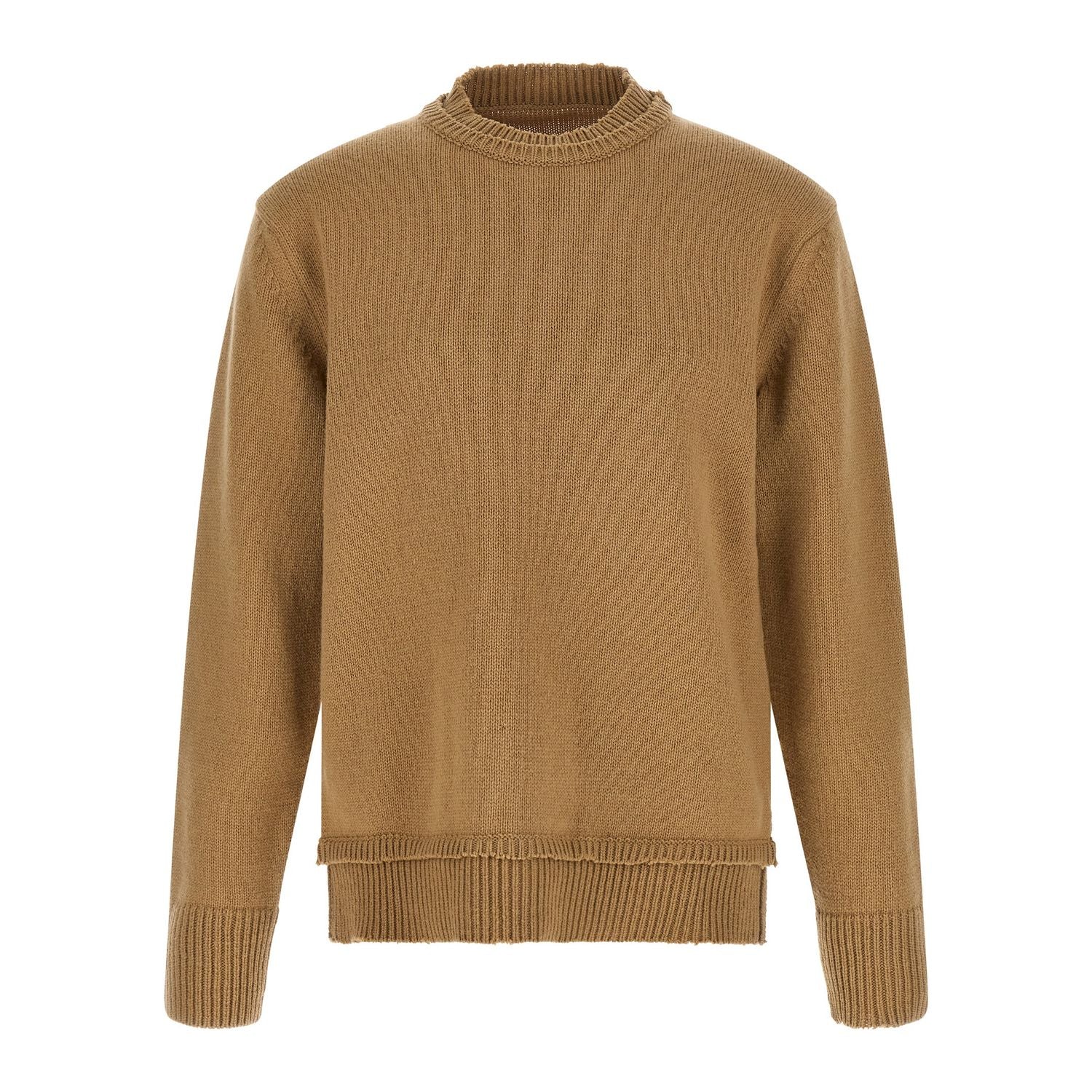 Maison Margiela Beige Wool Cardigan