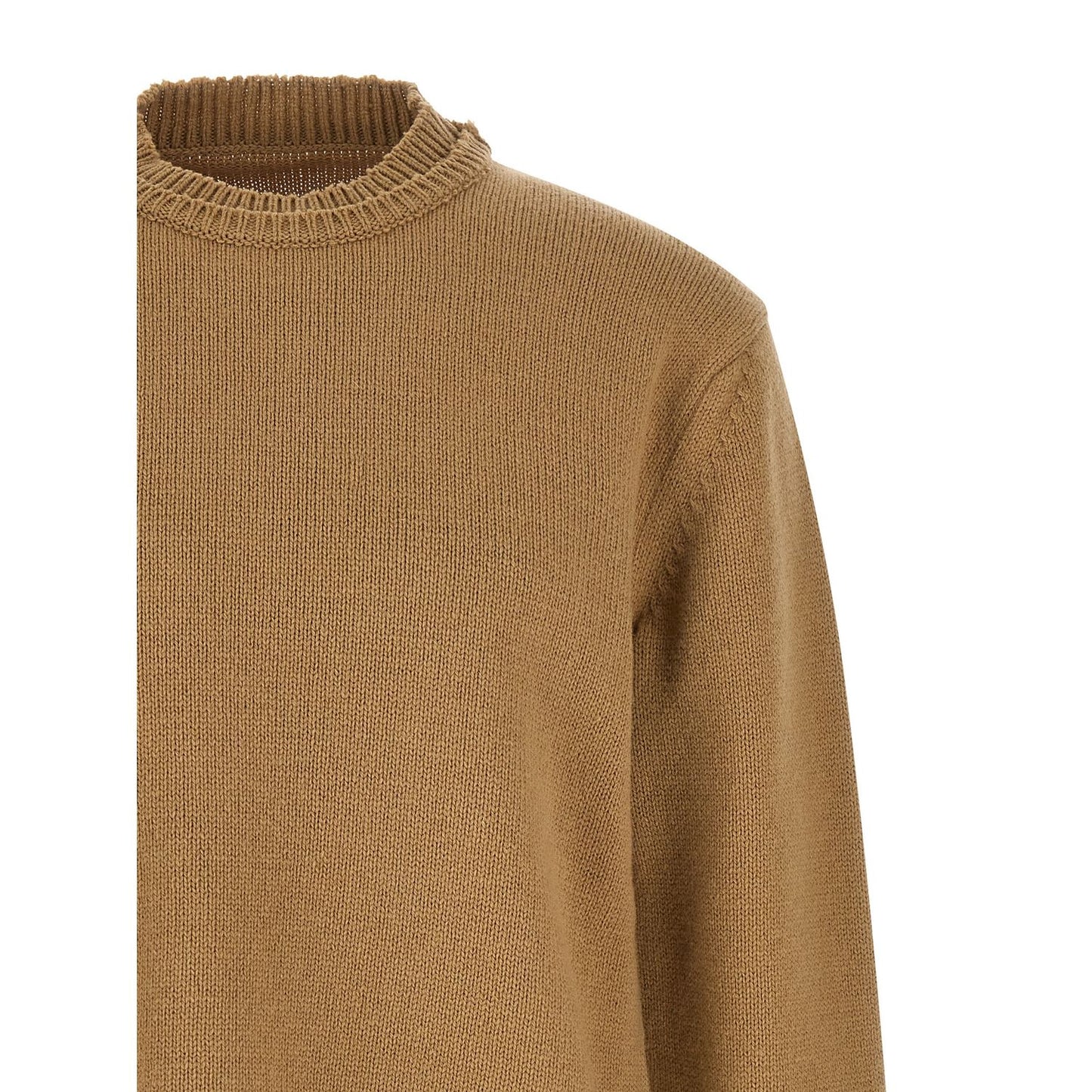 Maison Margiela Beige Wool Cardigan