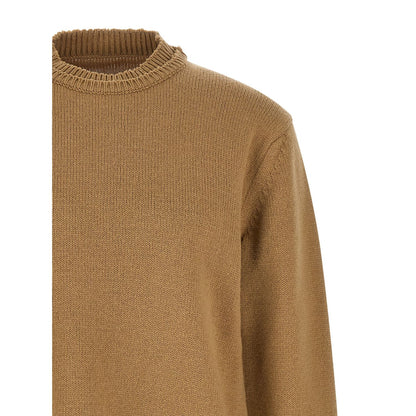 Maison Margiela Beige Wool Cardigan