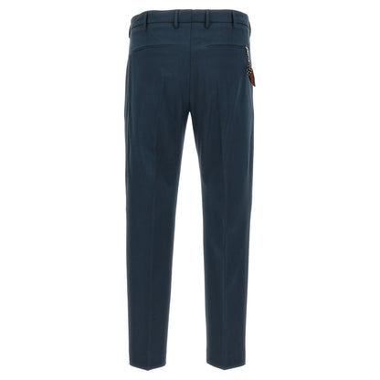 PT Torino Blue Virgin Wool Dress Pants