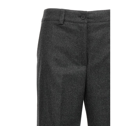 P.A.R.O.S.H. Gray Virgin Wool Cargo Pants