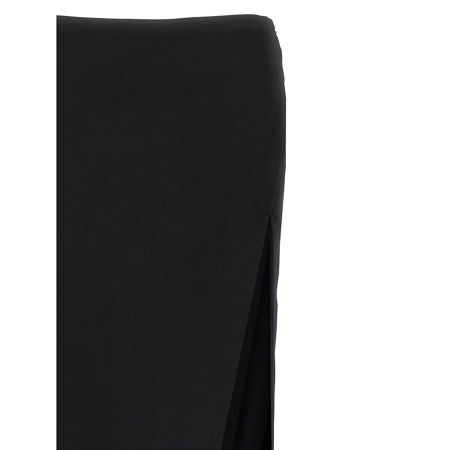 Ann Demeulemeester Black Lamb Leather Mini Skirt