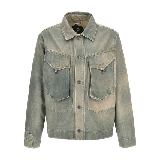 Objects IV Life Bicolor Cotton Denim Jacket