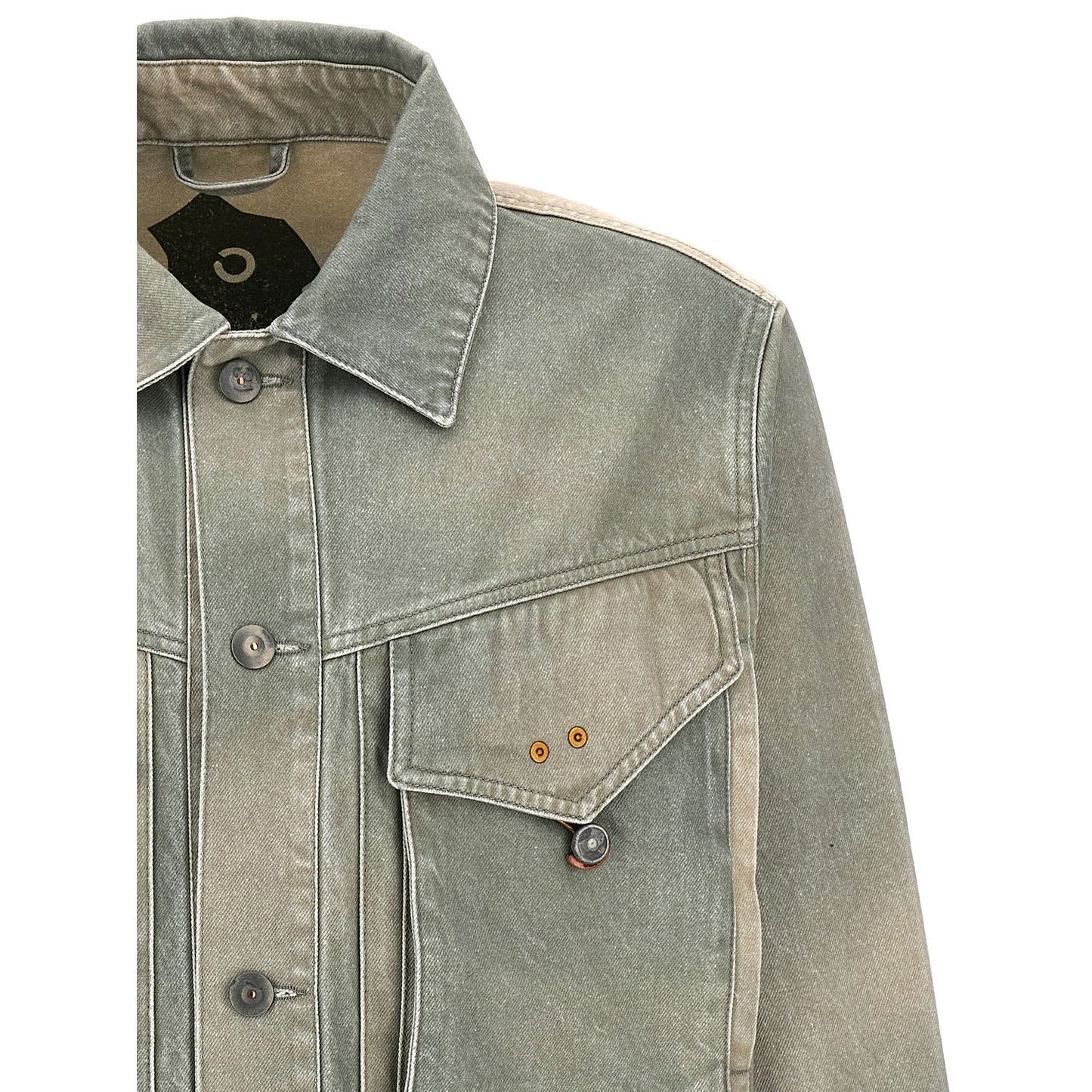 Objects IV Life Bicolor Cotton Denim Jacket