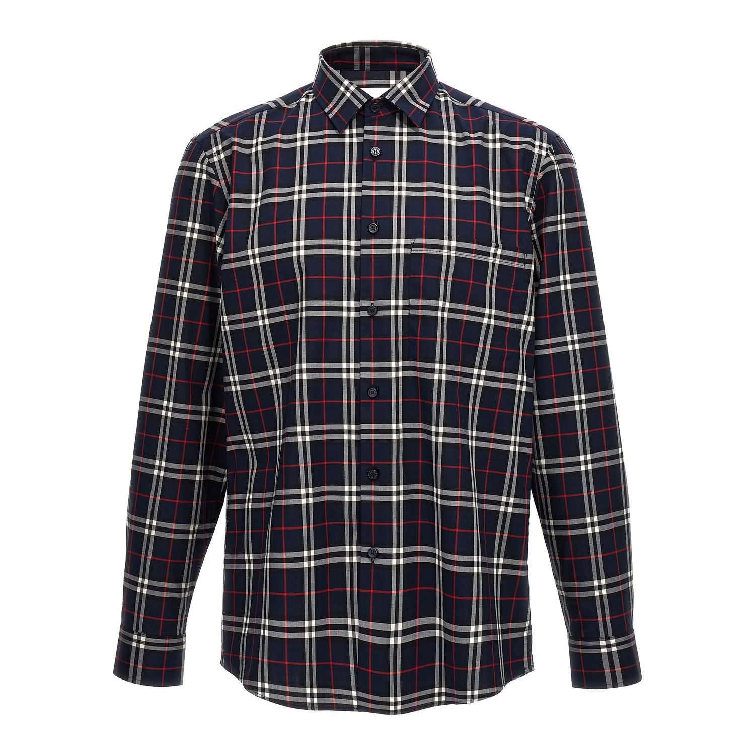 Burberry Blue Cotton Blouse