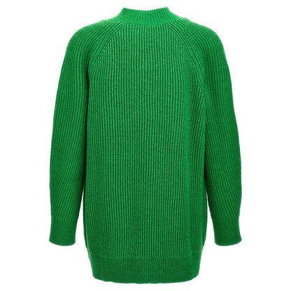 Jil Sander Bicolor Cotton Cardigan