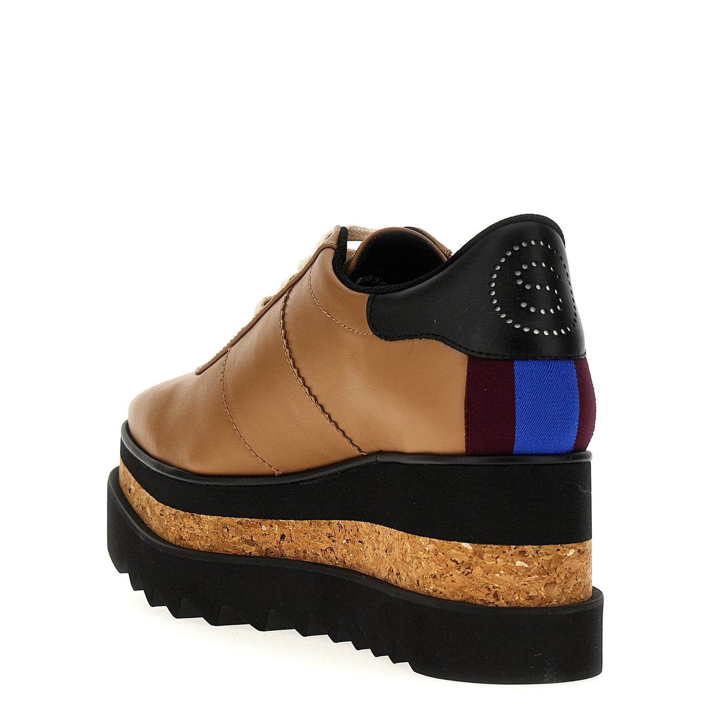 Stella McCartney Brown Polyester Wedge Sandals