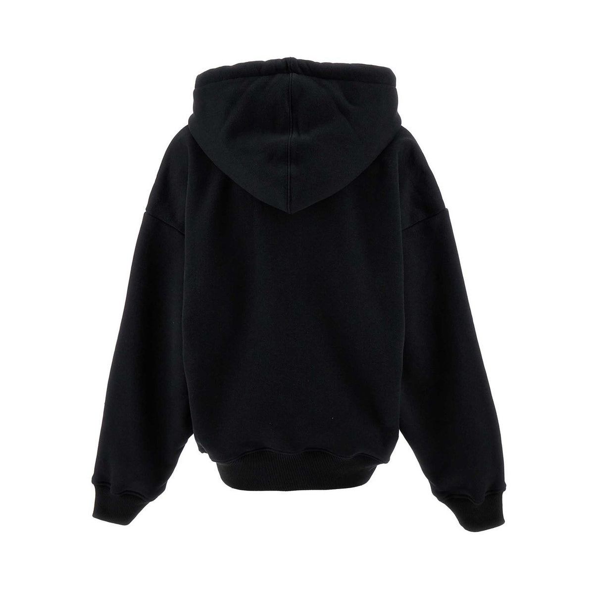 Off-White Black Cotton Hoodie