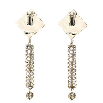 Alessandra Rich Silver Plastic Earrings