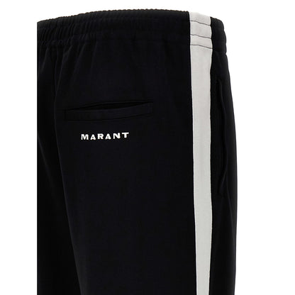 Isabel Marant Bicolor Polyester Joggers (Workout Pants)