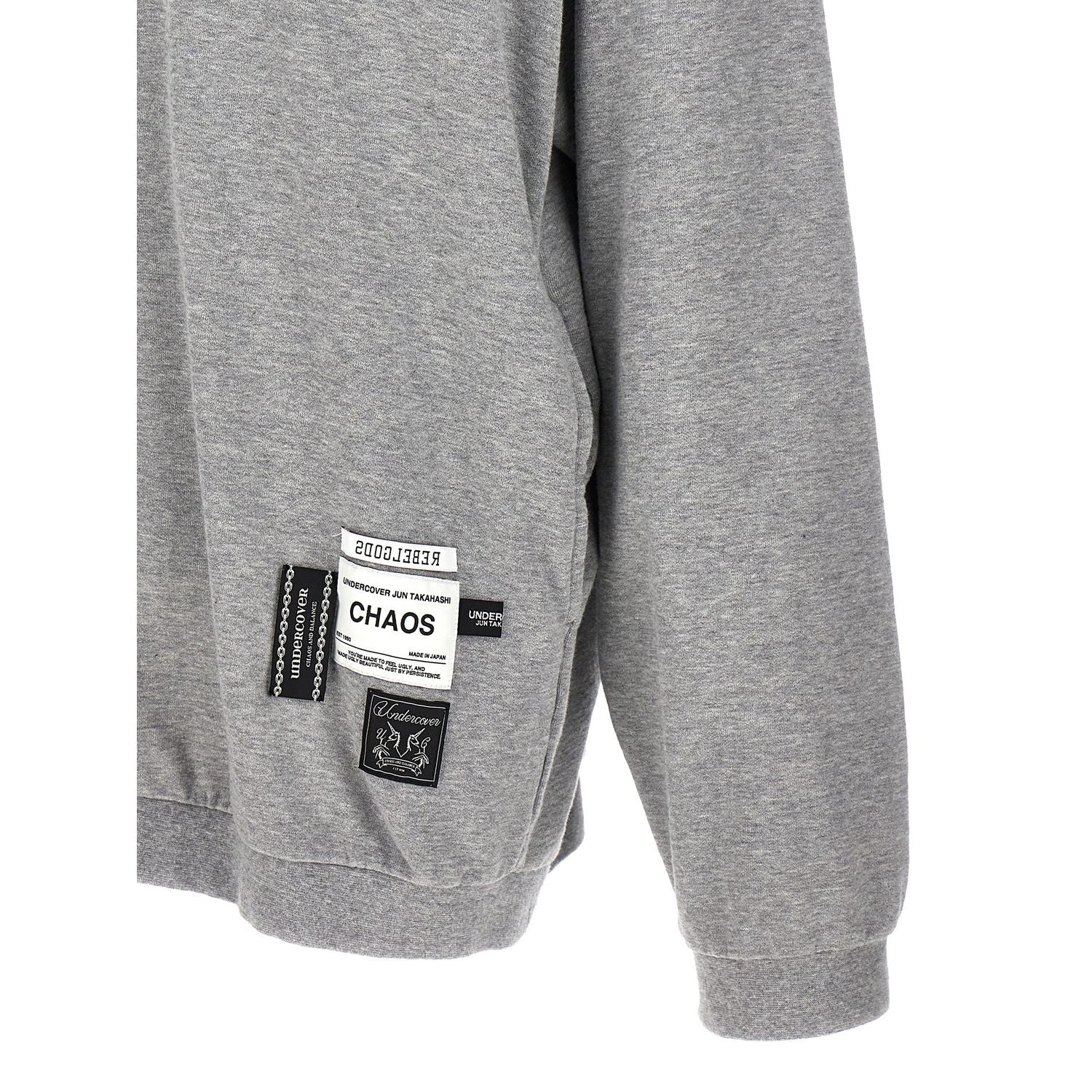 Undercover Gray Cotton Sweatshirt