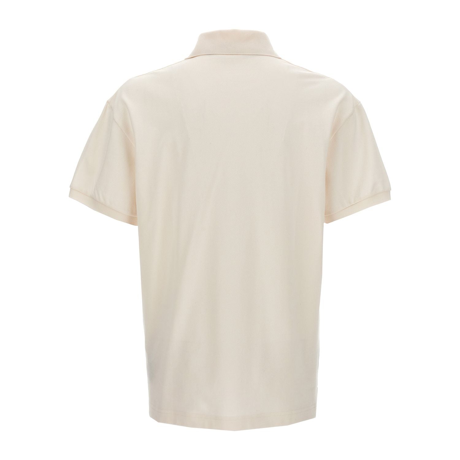 Palm Angels White Polyester Polo Shirt